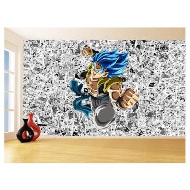 Imagem de Papel De Parede Dragon Ball Goku Gegeta Anime 3,5M Dbz619 - Você Decor