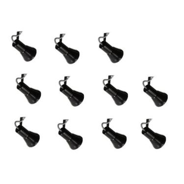 Imagem de Kit 11 Spot Trilho Perfilado Eletro calha Par20 Bulbo OL3 - Hiperlight