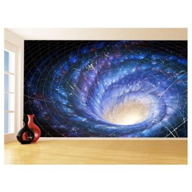 Imagem de Papel De Parede 3D Espaço Estrelas Planetas 3,5M Nsp200 - Você Decora