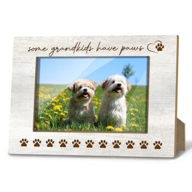 Imagem de Fihjm Porta-retrato de cães avós, presente memorial de cachorro, avô, animal de estimação, presente de luto, para filhotes, 10 x 15 cm, decoração de prateleira de mesa, Natal, aniversário/13