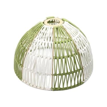 Imagem de ＡＷＨＡＯ Abajur Trançado à Mão em Estilo Boho, Luminária Pendente para Sala de Jantar, Quarto Ou Quarto de Hotel.