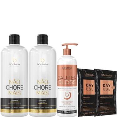 Imagem de Borabella Não Chore Kit 2x1 Litro + Cauter Gloss 500ml