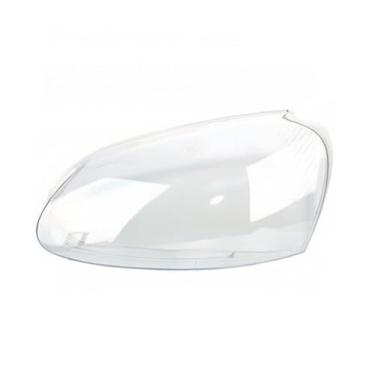 Imagem de Esquerda/direita Compatível com vw/golf 5 mk5/gti 2005-2009 frente farol lente capa carro abajur transparente claro faróis escudo(Left)