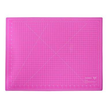 Imagem de Base De Corte Dupla Face A2 60x45 Patchwork Artesanato - Lanmax, ROSA