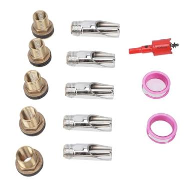 Imagem de Aramox Mamilo de água, Alimentador Automático de Aço Inoxidável do Bebedor de água do Bocal Com Conectores de Bronze, para Cabras Leitões Cavalos Gado