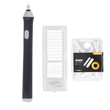 Imagem de Borracha elétrica, alimentada por bateria, comprimento ajustável, espessa, fina, com 70 refis para artistas, desenho, liga de plástico, pontas de 5 mm e 2,3 mm