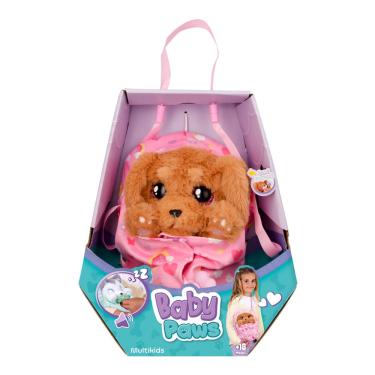 Imagem de Pelúcia Baby Paws Cachorrinho Com Som Sortido Surpresa Multikids - BR1814