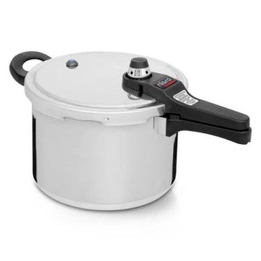 Imagem de Panela de Pressão Nigro Eterna Alumínio Polida 8 Litros