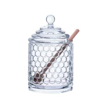 Imagem de Meleira de Vidro c/Pegador de Madeira Sweet 290ml Hauskraft