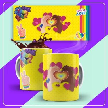 Imagem de Caneca De Porcelana 325ml Lgbt Decorada Lgbt 6 - OUTRAS MARCAS