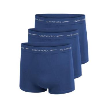 Imagem de Kit com 3 Cuecas Sunga Speedo 4283, Azul, M