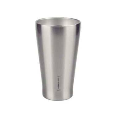 Imagem de Copo Térmico Parede Dupla Tramontina Exata 61646530 550ml, Inox