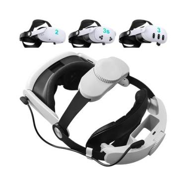 Imagem de Faixa De Cabeça Ajustável Para Meta Quest 3S/Quest 3/Quest 2, Acessóri