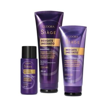 Imagem de Eudora kit siage resgate imediato shamp + cond +água lamelar