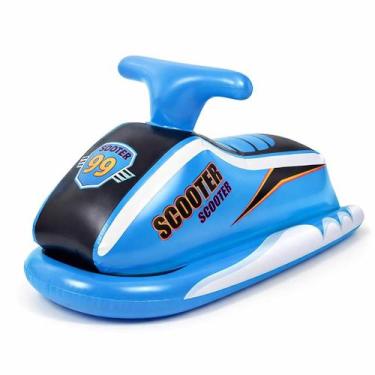 Imagem de Boia Inflavel Jet Ski Infantil Piscina Praia Diversão Verão Cor:Azul -