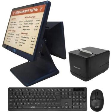 Imagem de Kit PDV Completo Touchscreen Duplo 15.6 11.6 Impressora Termica 80mm G