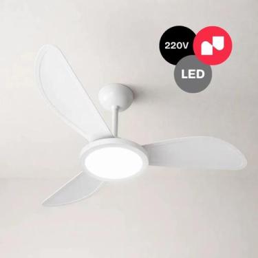 Imagem de Ventilador de Teto com LED 96cm Silencioso Econômico Baixo Consumo 220