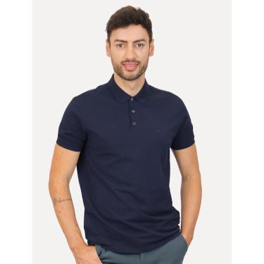 Imagem de Polo Ellus Masculina Piquet Classic Easa Marinho-Masculino