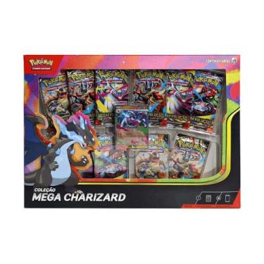 Imagem de Box de Cartas - Pokémon - Mega Charizard X Ex - Copag