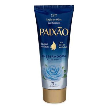 Imagem de Loção Deo Hidratante para Mãos Paixão Inspiradora Rosas Brancas 75g