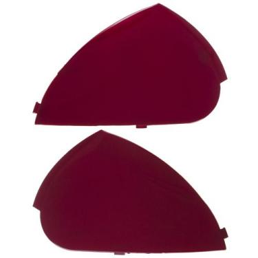 Imagem de Kit Orelhas Laterais Capacete Attack Solid - PRO TORK, VERMELHO, Único