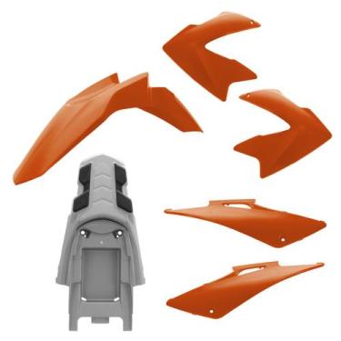 Imagem de Kit Carenagem 4 Peças Pro Tork Moto Honda Bros 150 2009 a 2011 Substit