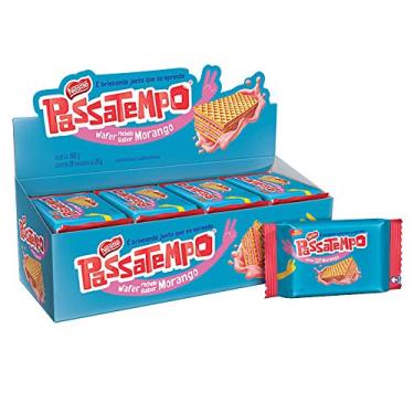 Imagem de Biscoito Passatempo Wafer Morango 20g c/28 - Nestlé