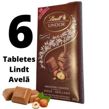 Imagem de Chocolate Lindt Lindor Avelã Ao Leite 600G 6 Unidades