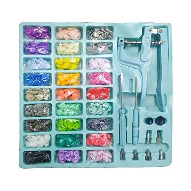 Imagem de Kit Alicate De Pressão Botão Plástico Ilhós Botões De Metal