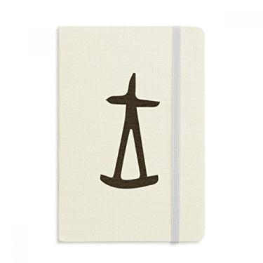 Imagem de Caderno de anotações de osso com sobrenome chinês Wang oficial de tecido rígido diário clássico