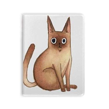 Imagem de Caderno de goma siamês com pintura em aquarela Miaoji