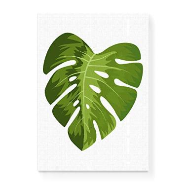 Imagem de Arte Maníacos Quadro Decorativo em Tela Canvas Costela de Adão Verde - 23x16,25cm