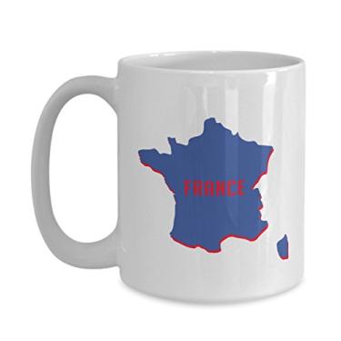 Imagem de Caneca da França – Chá Divertido de Cacau Quente – Ideia de de Natal