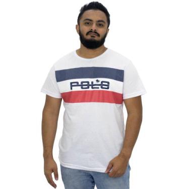 Imagem de Camiseta Estampa Polo Masculina Rg-518 Branca