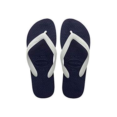 Imagem de Sandalias Havaianas Color Mix Havaianas Adulto Unissex Mar/Bco 43/44