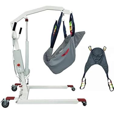 Imagem de Estilingue de elevação de guindaste de paciente, estilingue de corpo inteiro, cinto de transferência de escada, estilingue de perna dividida, equipamento médico de elevação para deficientes