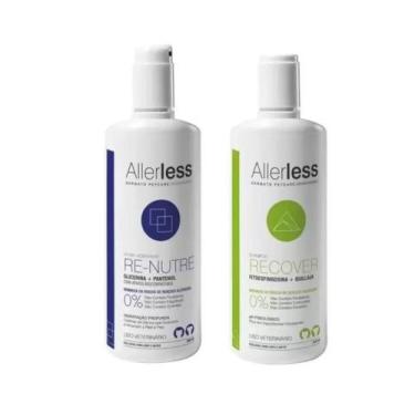 Imagem de Kit Spray Re Nutre 240ml + Shampoo Recover 240ml Allerless