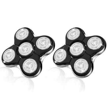 Imagem de Cabeças de barbear Balder Pro para barbeador elétrico Remington Balder Pro modelo XR7000/XR1500/XR1501 para homens carecas, pacote com 2