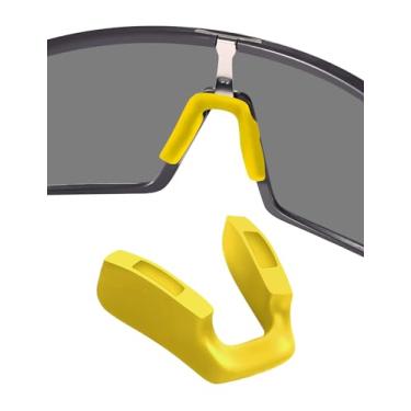 Imagem de Almofadas de nariz de substituição para Oakley Sutro OO9406 / Sutro S OO9462 / Sutro Lite OO9463 / Sutro Asian Fit OO9406A / Sutro Lite Asian Fit OO9463A / Óculos de sol ventilados Sutro - Amarelo