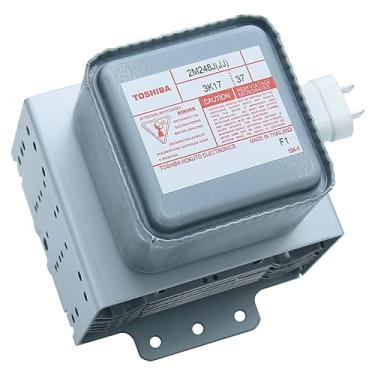 Imagem de Magnetron de forno micro-ondas 2M248J (GS) 2M253J Substituição da BAY Direct para Toshiba substitui WB27X10309 10QBP1006 2M248J (FN) 4150019905 2M248J (GM) 2E-13-37 2M217J 2M253J(X). B) Magnetron