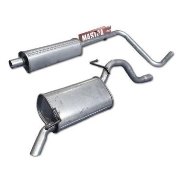 Imagem de Kit Escapamento Abafador + Silencioso Palio 1.0 2003 2005 - ScapJá