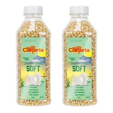 Imagem de Kit 2x Milho Para Pipoca Tipo Soft - 685g - Pipoca + Suave - Cianorte