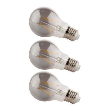 Imagem de Lampada Led Fumê 30W Kit 3 unid. Decorativa Vintage Iluminação Branco 