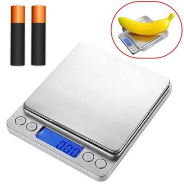 Imagem de Mini Balança Digital Alta Precisão 0.1g Até 3kg Para Alimentos E Líqui