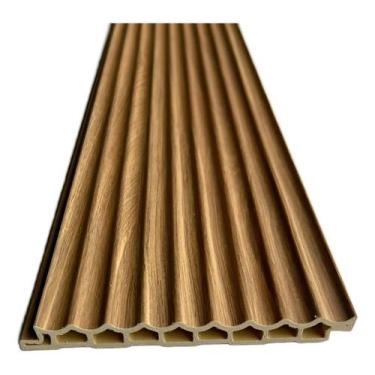 Imagem de Painel Ripado Interno Em Wpc 2,90m X 12cm - ARAMAICO DECOR, Amadeirado
