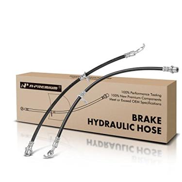Imagem de A-Premium Mangueiras hidráulicas de freio dianteiro e passageiro compatíveis com modelos Toyota selecionados - Celica 1994 1995 1996 1997 1998 1999 - Substituição # 9094702848, 9094702847 (pacote com