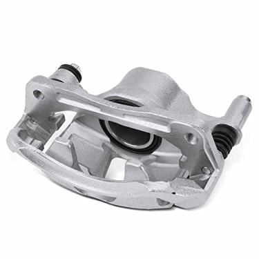 Imagem de A-Premium Conjunto de pinça de freio a disco com suporte compatível com modelos selecionados Hyundai e Mitsubishi - Accent 1995-1999, Excel/Precis 1987-1989, Stellar 1987 - Lado esquerdo do motorista