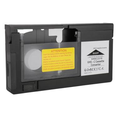 Imagem de Fitas VHS C para VHS Filmadoras Com Adaptador de Cassete para S VHS C e S VHS Reprodução Gravação Conversor de Adaptador de Cassete de Vídeo, Incluindo Fitas Padrão de 1,2 Mm