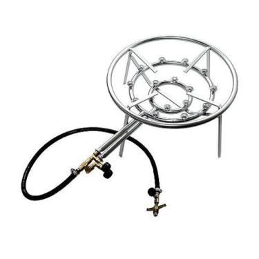 Imagem de Fogareiro Multiuso 16 Caulins Alta pressão - Qualinox