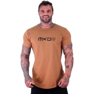 Imagem de Camiseta Longline MXD Conceito Estampada Academia Treino Fit-Masculino